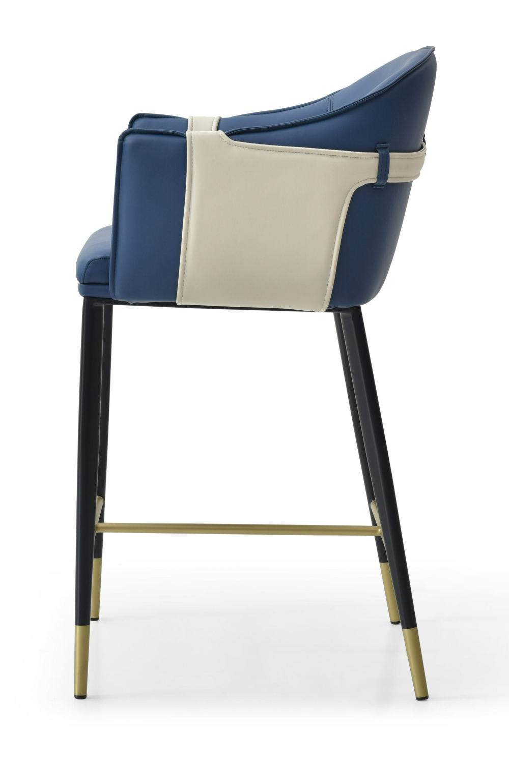   Vegan Leather Counter Chair | Oroa.com