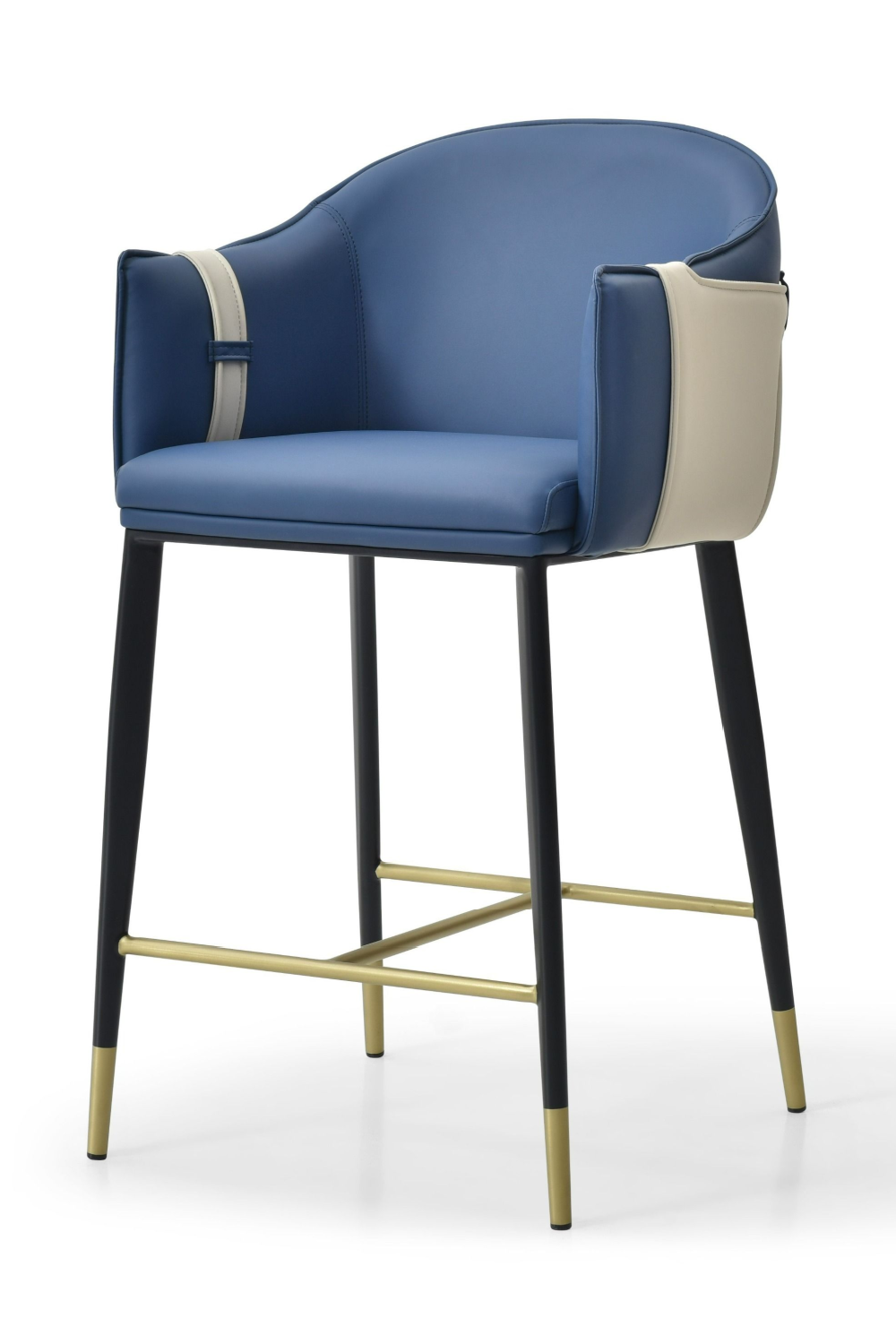   Vegan Leather Counter Chair | Oroa.com