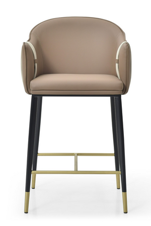   Vegan Leather Counter Chair | Oroa.com
