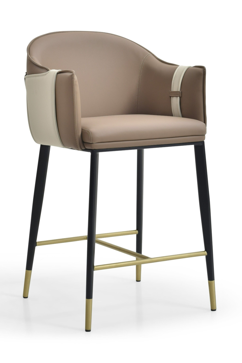   Vegan Leather Counter Chair | Oroa.com