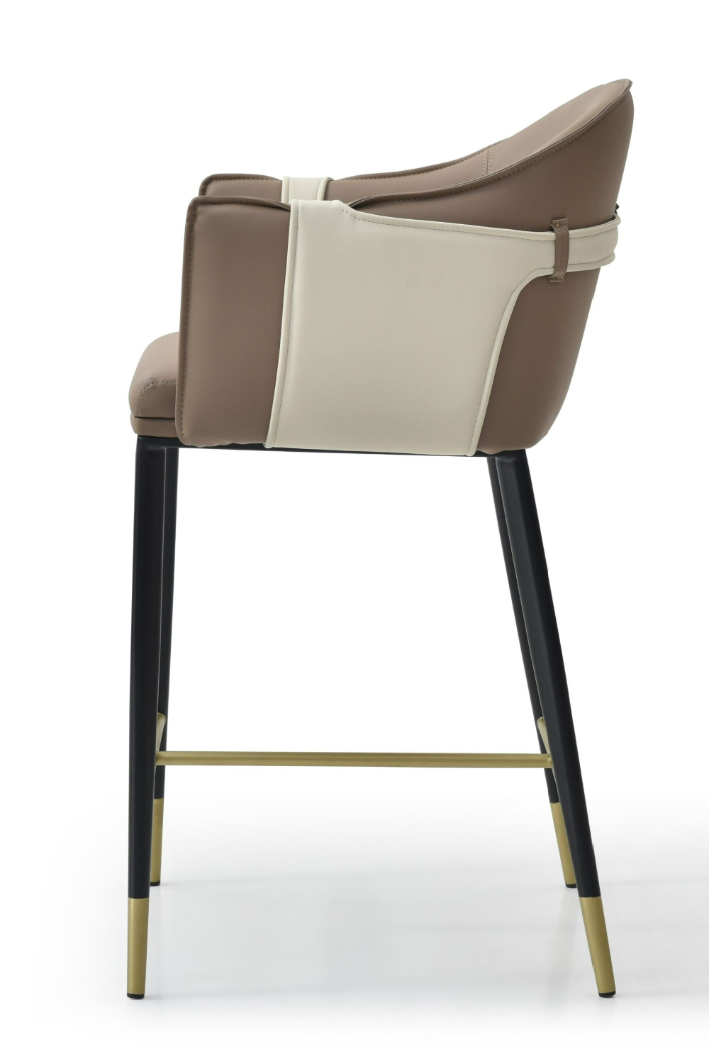   Vegan Leather Counter Chair | Oroa.com