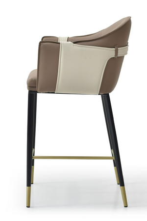   Vegan Leather Counter Chair | Oroa.com