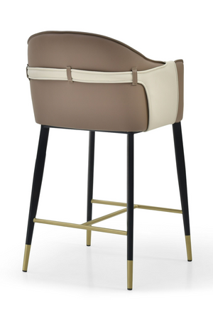   Vegan Leather Counter Chair | Oroa.com