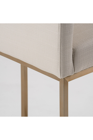   Curved White Counter Chair | Oroa.com