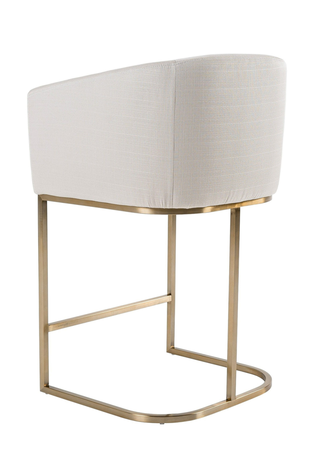   Curved White Counter Chair | Oroa.com