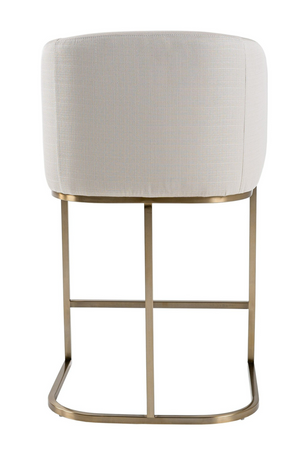   Curved White Counter Chair | Oroa.com