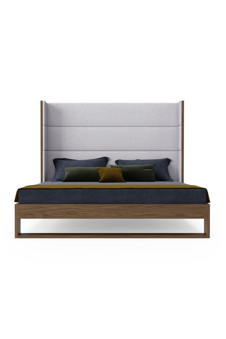   Gray Cotton Twill Bed | Oroa.com