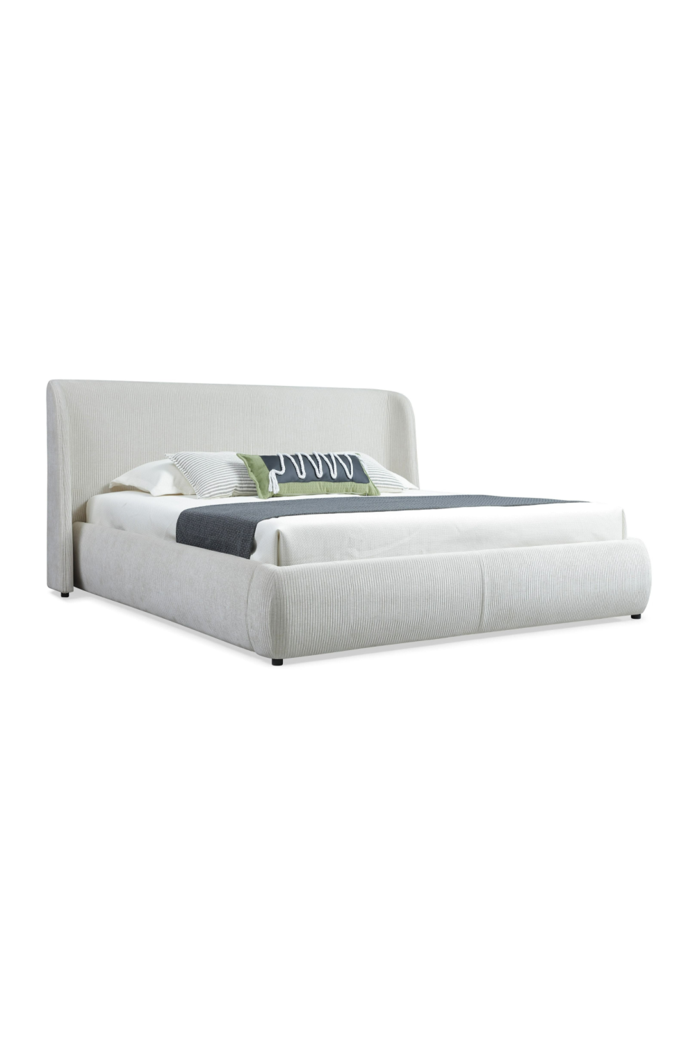   White Upholstered Bed | Oroa.com
