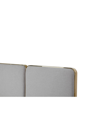   Gray Linen Eastern King Bed | Oroa.com