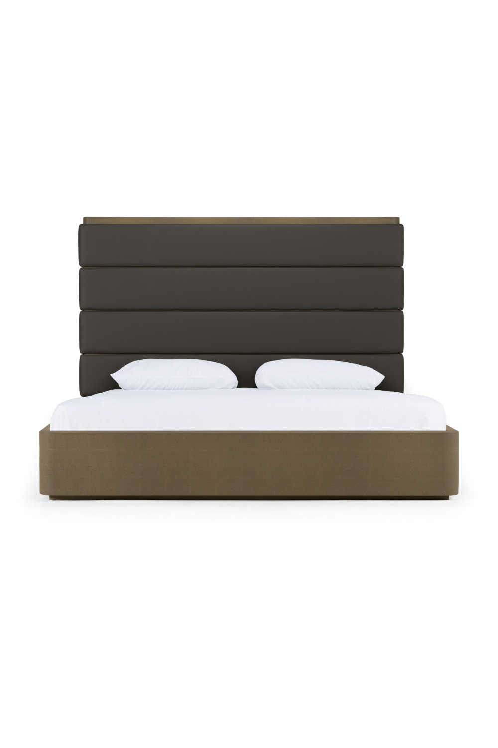   Leather and Shagreen Bed | Oroa.com