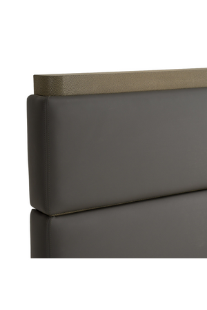   Leather and Shagreen Bed | Oroa.com