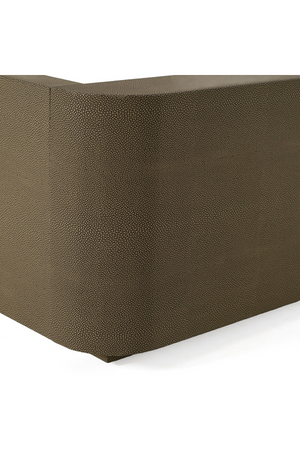   Leather and Shagreen Bed | Oroa.com