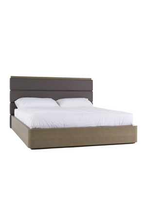   Leather and Shagreen Bed | Oroa.com