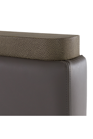   Leather and Shagreen Bed | Oroa.com