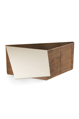   Beige Leather Desk | Oroa.com