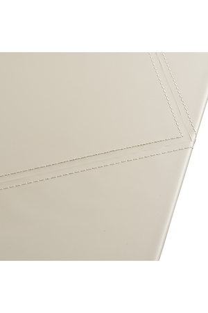   Beige Leather Desk | Oroa.com