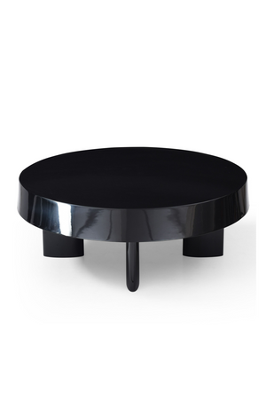   Black Round Coffee Table | Oroa.com