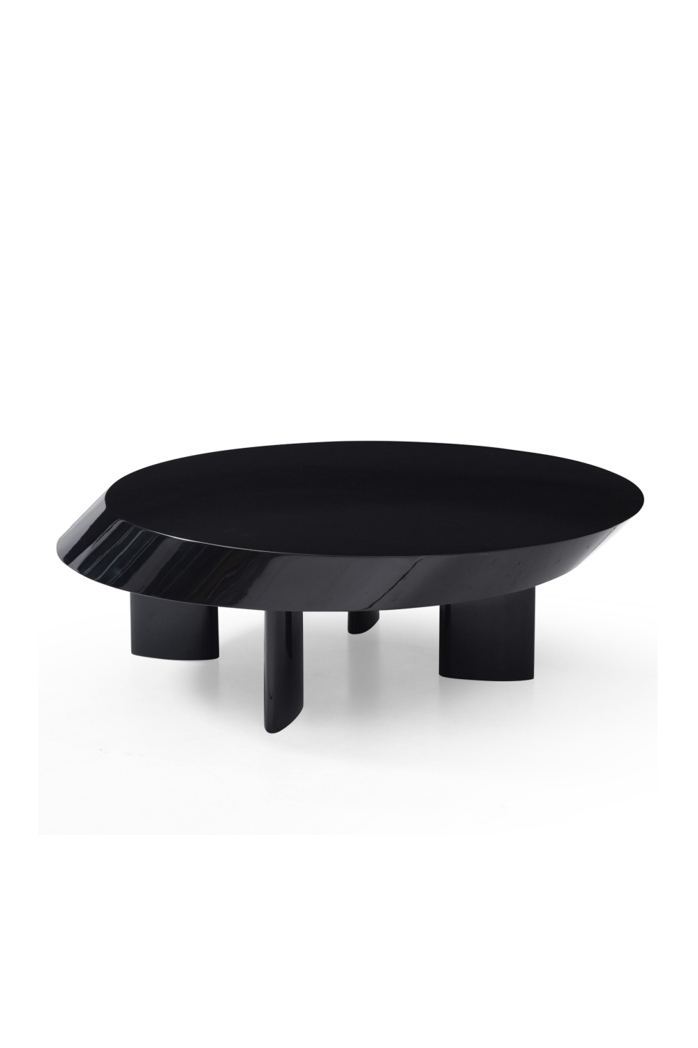   Black Round Coffee Table | Oroa.com
