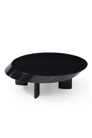   Black Round Coffee Table | Oroa.com