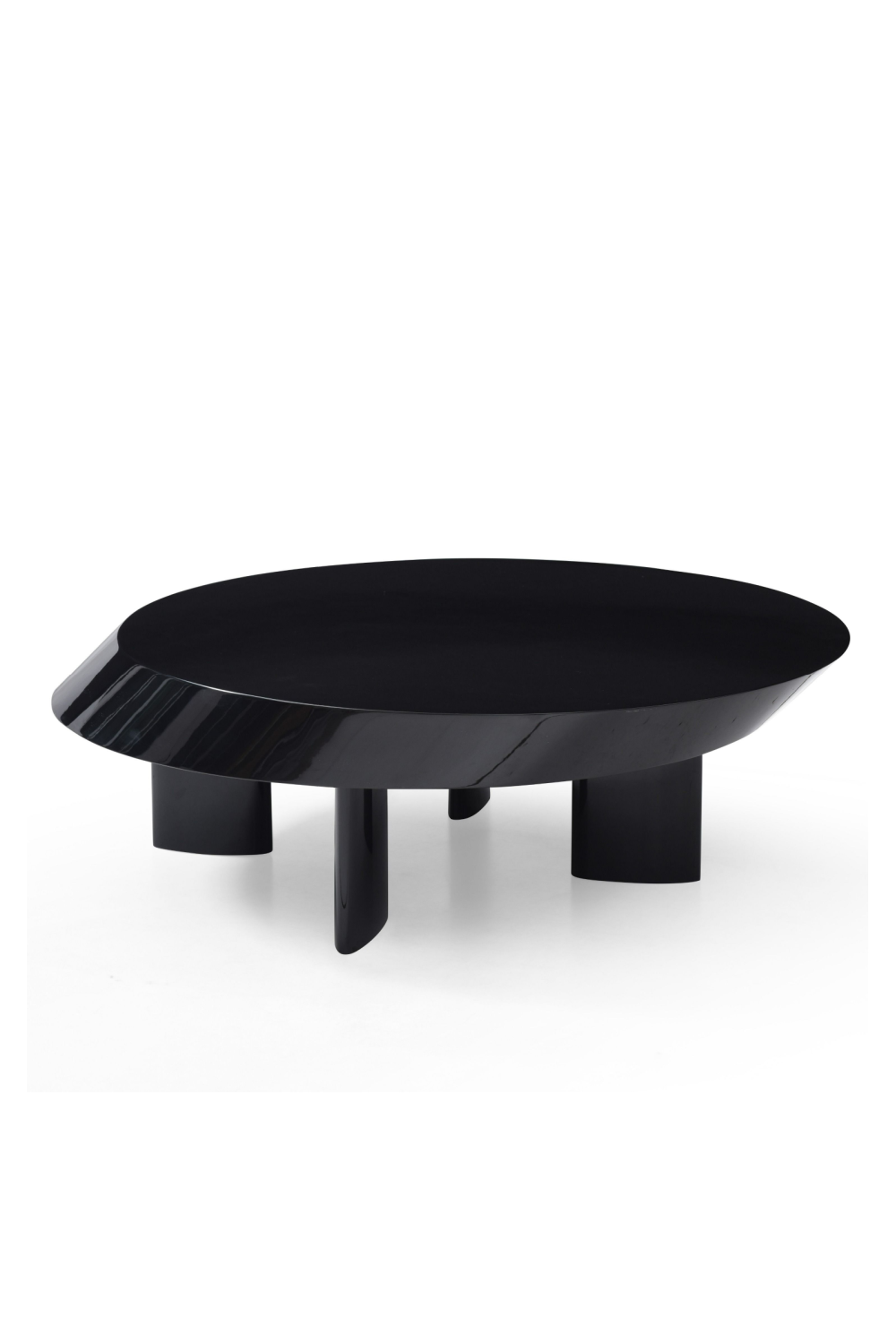   Black Round Coffee Table | Oroa.com