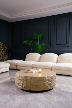   Round Fiberglass Coffee Table | Oroa.com