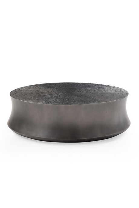   Antique Gray Round Coffee Table | Oroa.com