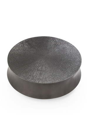   Antique Gray Round Coffee Table | Oroa.com