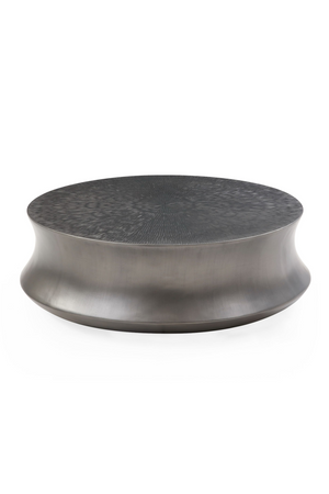   Antique Gray Round Coffee Tables (2) | Oroa.com