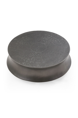   Antique Gray Round Coffee Tables (2) | Oroa.com