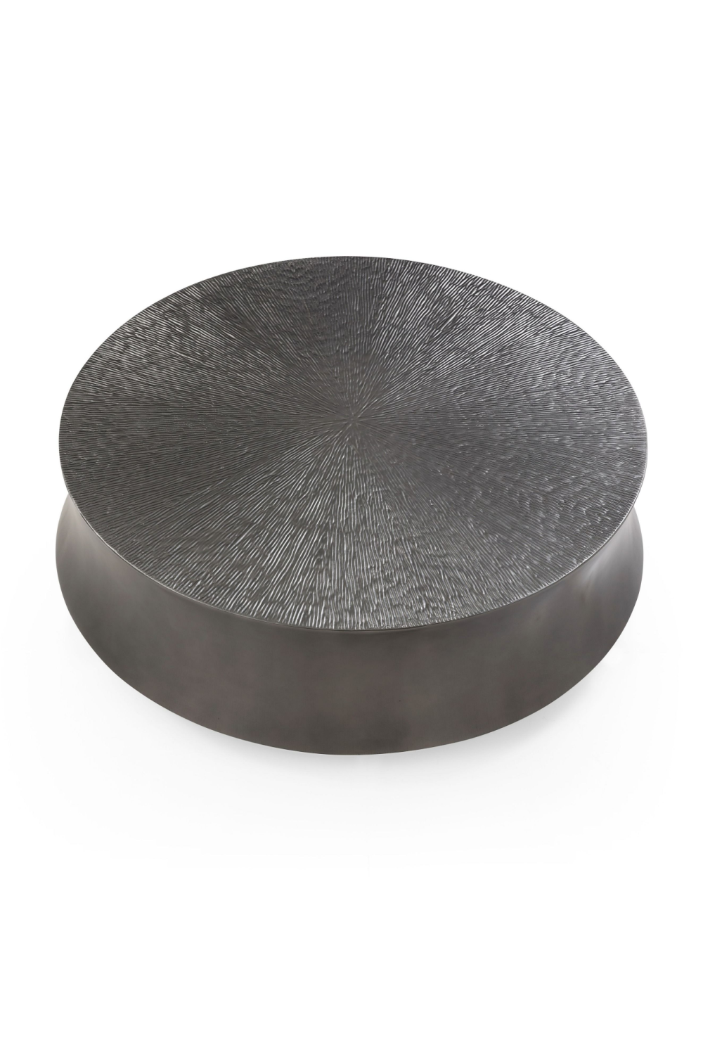   Antique Gray Round Coffee Tables (2) | Oroa.com