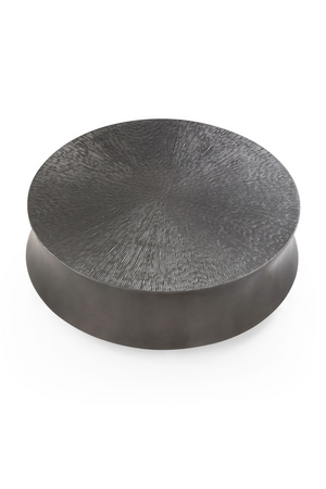   Antique Gray Round Coffee Tables (2) | Oroa.com