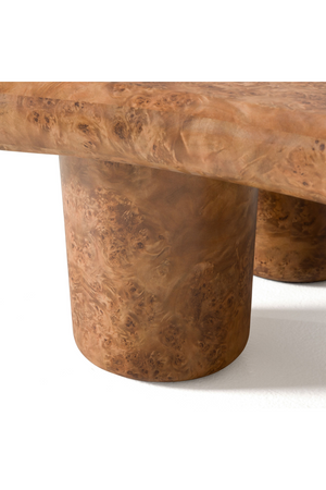   Burl Wood Freeform Coffee Table | Oroa.com