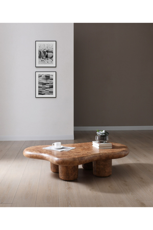   Burl Wood Freeform Coffee Table | Oroa.com