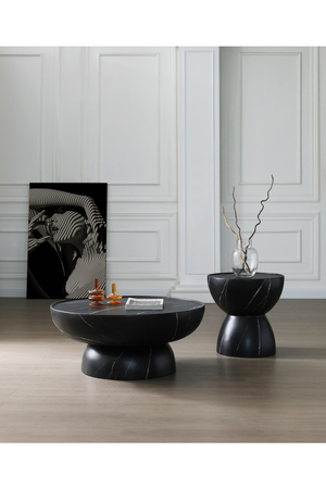   Black Fiberglass Coffee Table | Oroa.com