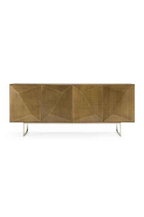   Faceted Antique Brass Sideboard | Oroa.com
