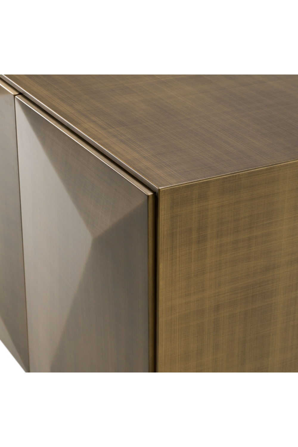   Faceted Antique Brass Sideboard | Oroa.com
