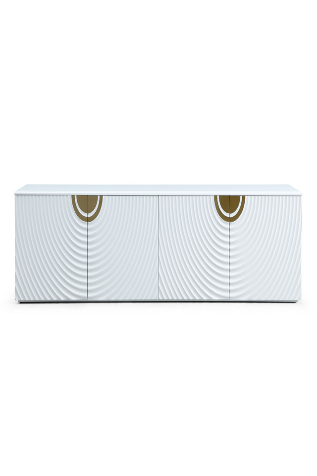 White 4-Door Sideboard | OROA Modern G1869 | Oroa.com