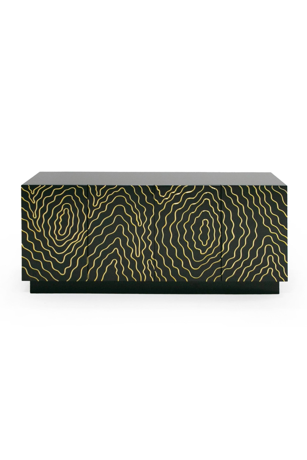   Gold Inlaid 4-Door Sideboard | Oroa.com