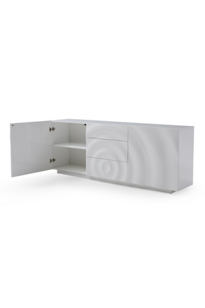   White High Gloss Sideboard | Oroa.com