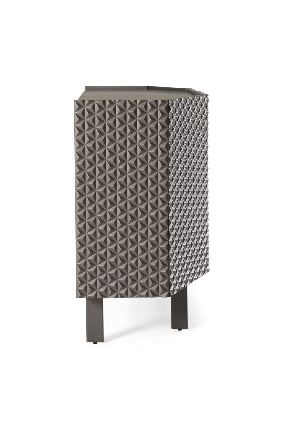   Patterned Silver 4-Door Sideboard | Oroa.com