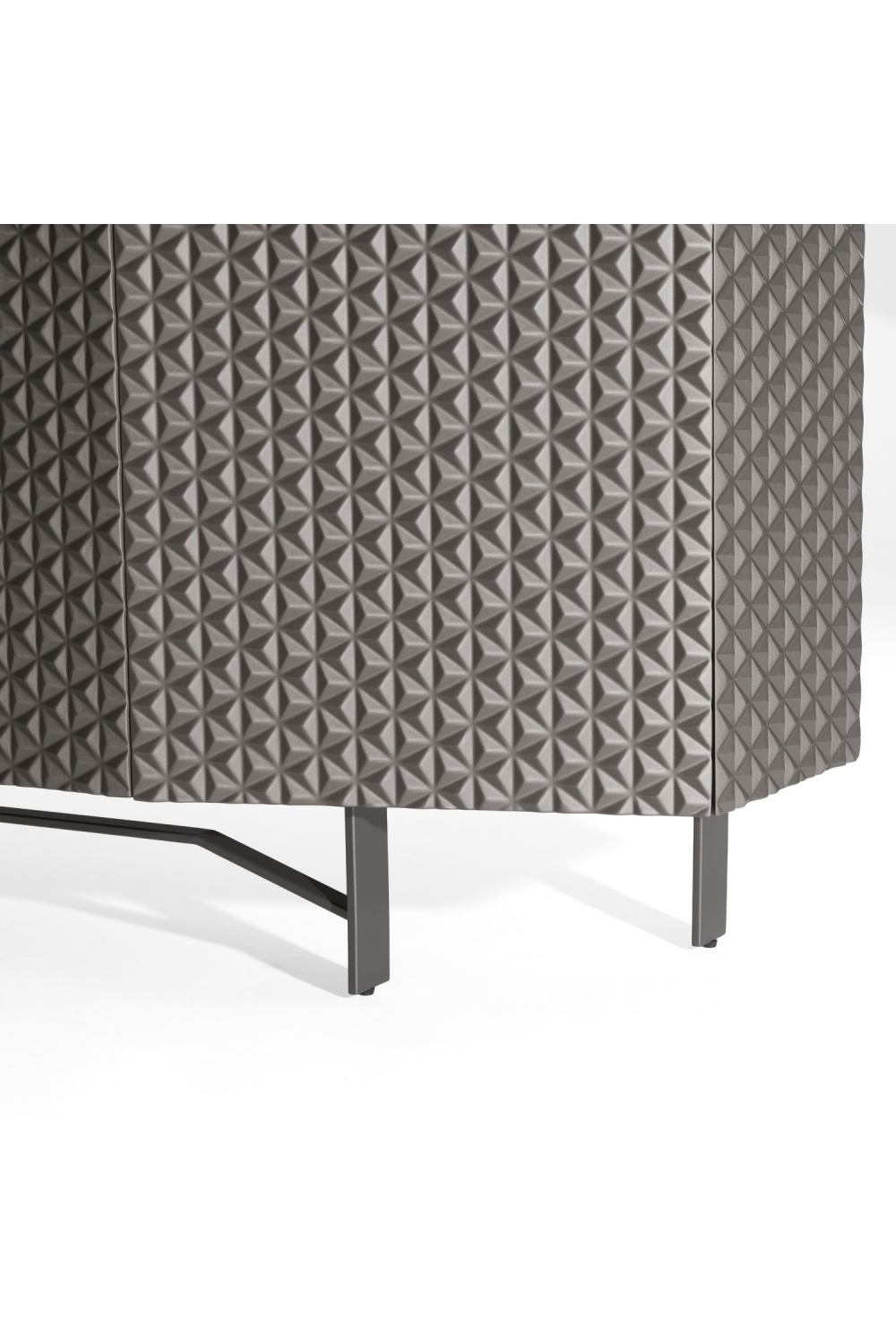   Patterned Silver 4-Door Sideboard | Oroa.com
