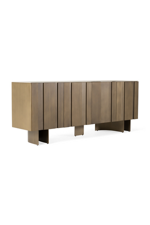   Travertine 4-Door Sideboard | Oroa.com