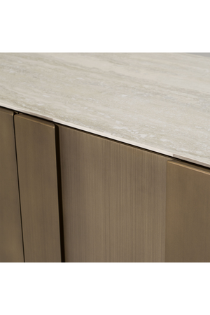   Travertine 4-Door Sideboard | Oroa.com