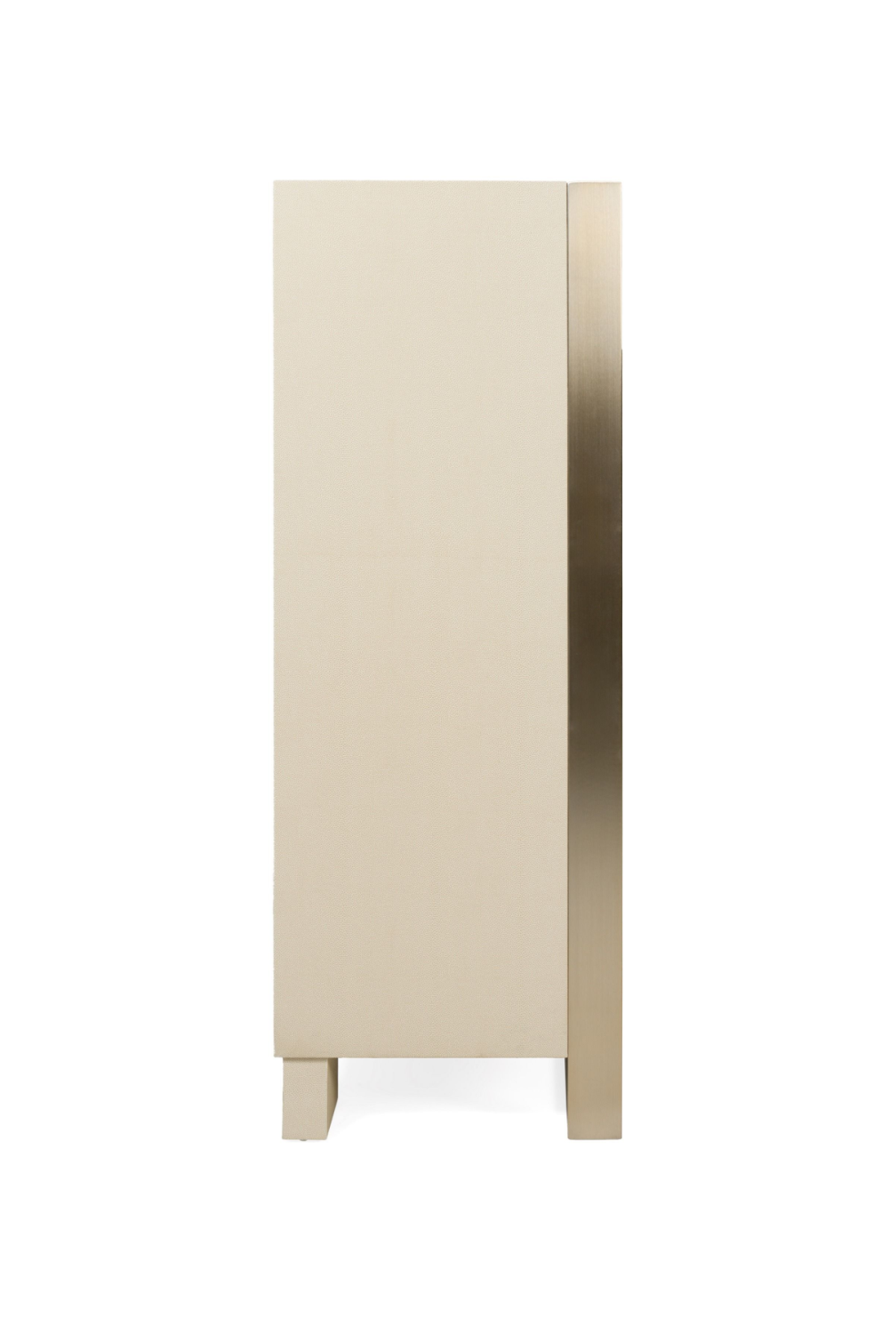   Beige Shagreen 5-Drawer Chest | Oroa.com