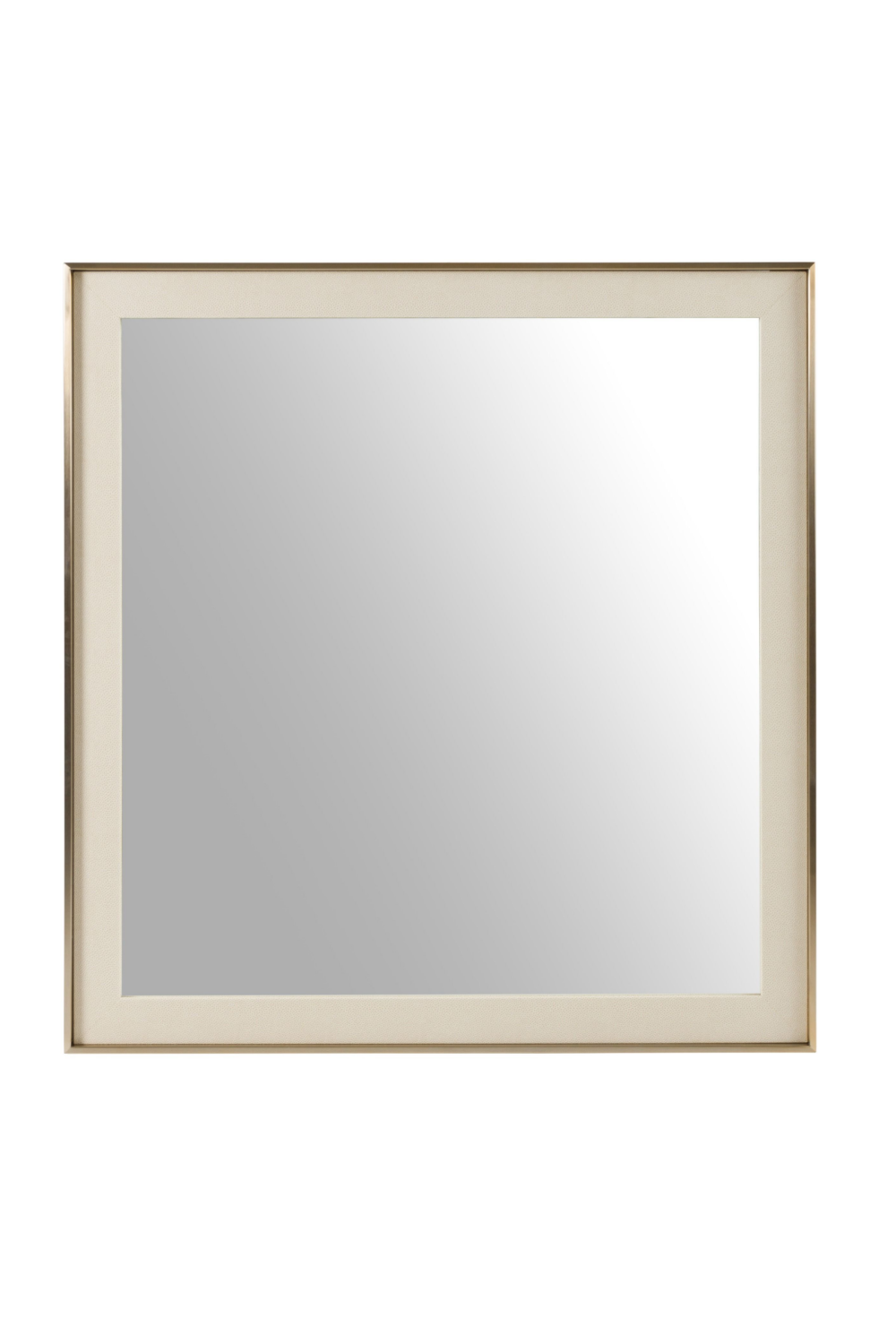   Beige Shagreen Mirror | Oroa.com