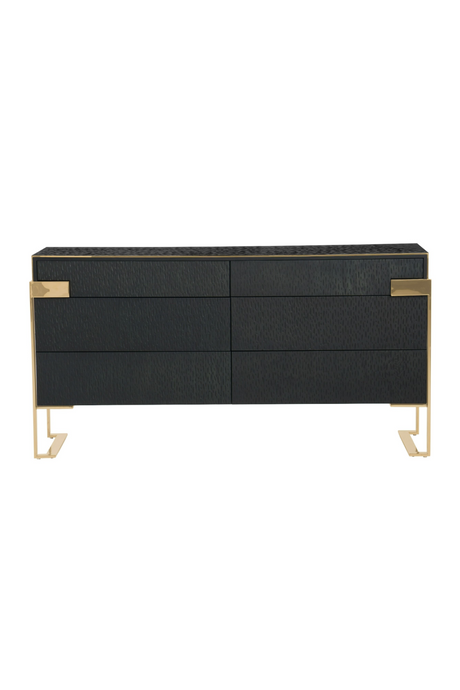   6-Drawer Wenge Oak Dresser | Oroa.com