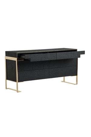   6-Drawer Wenge Oak Dresser | Oroa.com