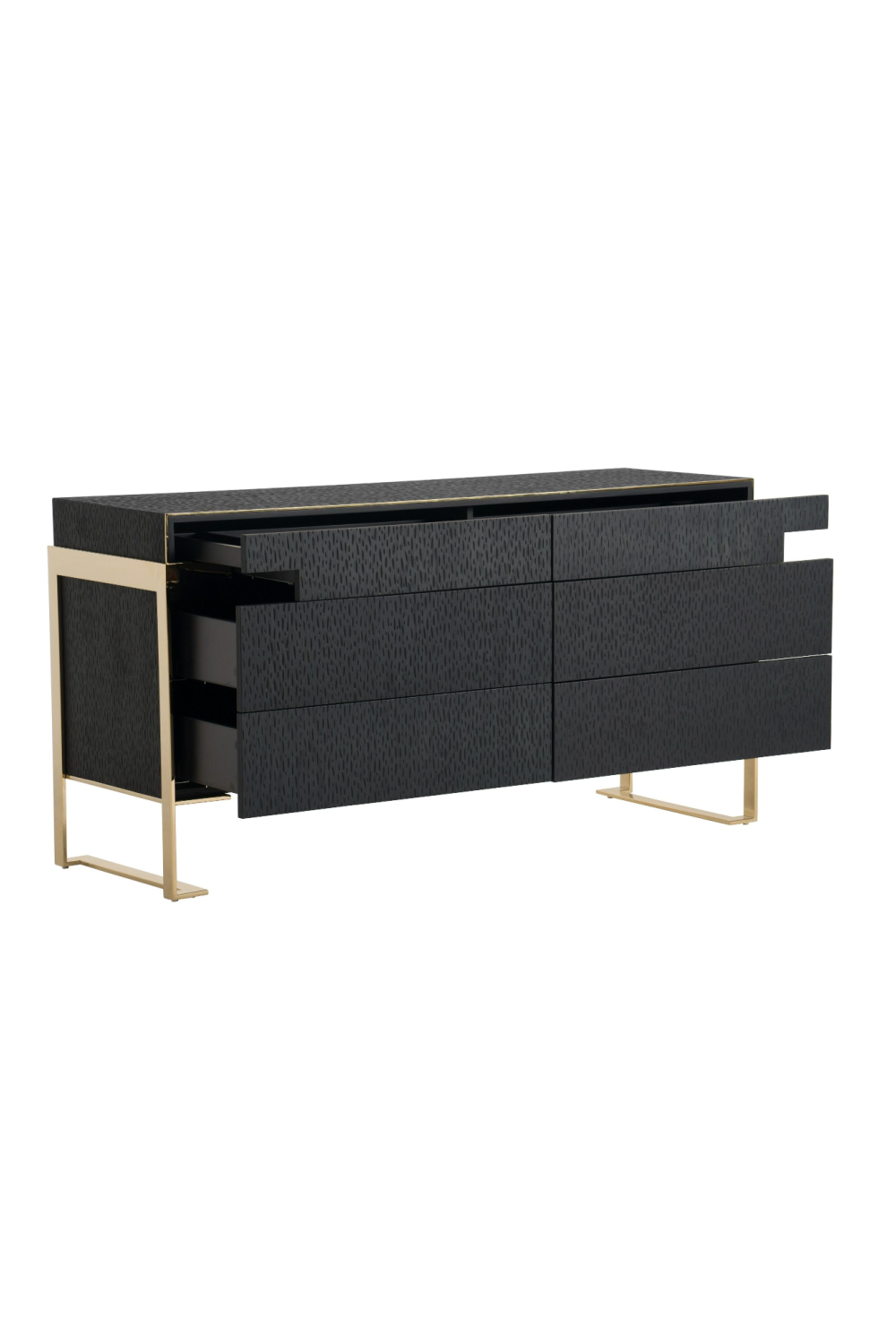   6-Drawer Wenge Oak Dresser | Oroa.com