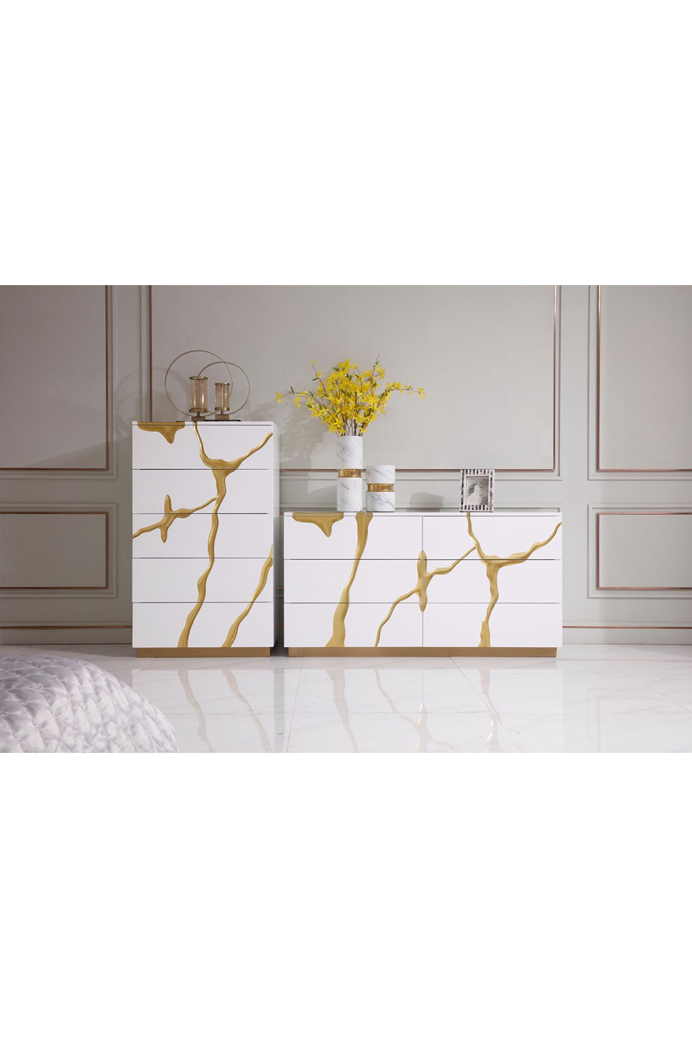   White 6-Drawer Dresser | Oroa.com