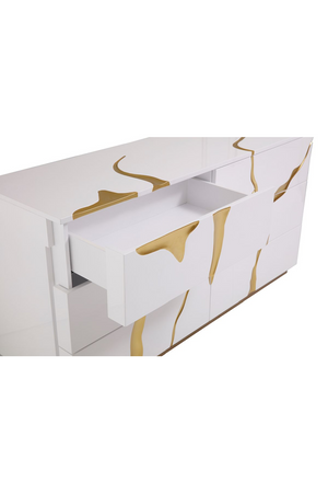   White 6-Drawer Dresser | Oroa.com